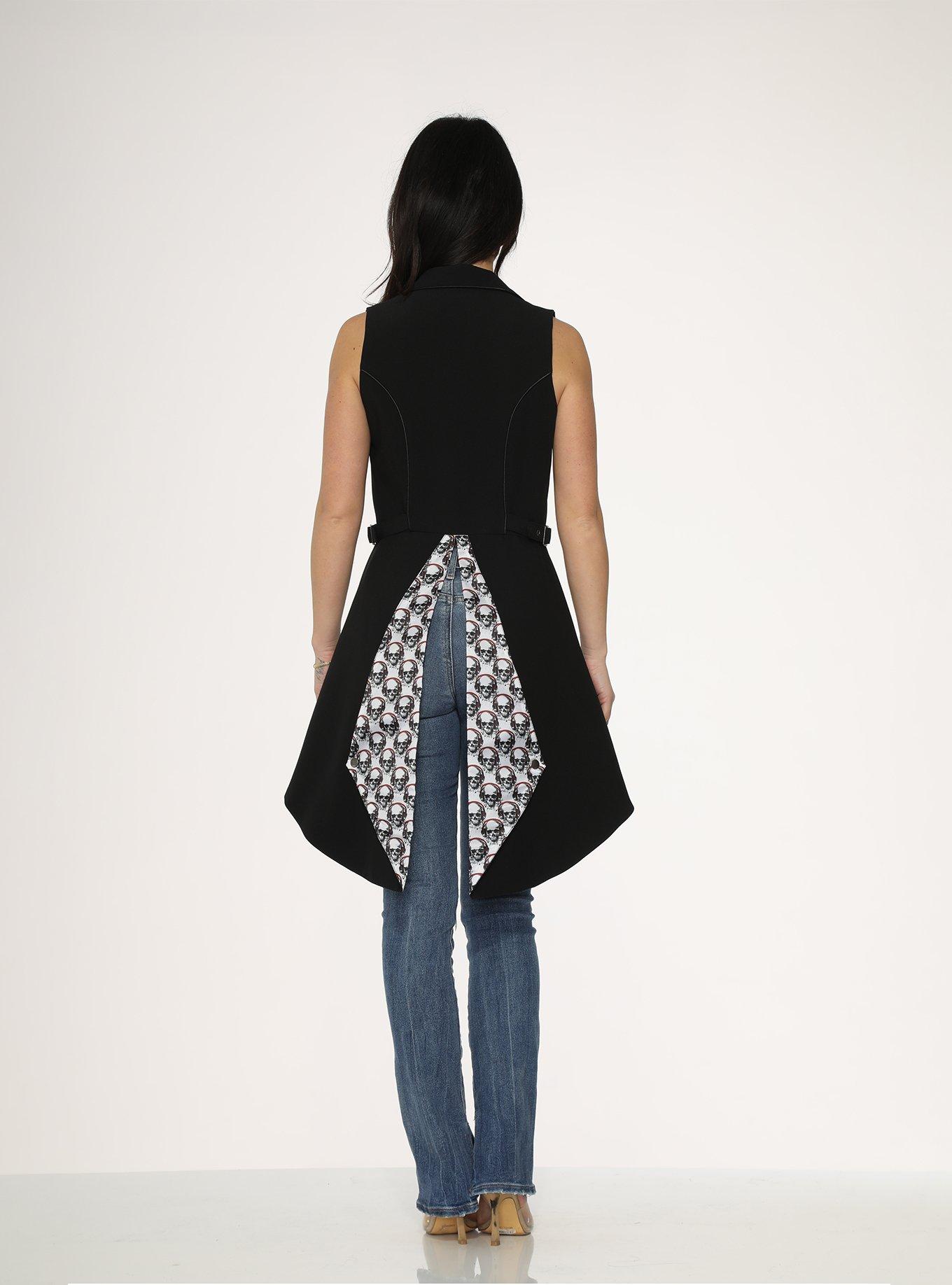 Black Skulls Vest, , hi-res