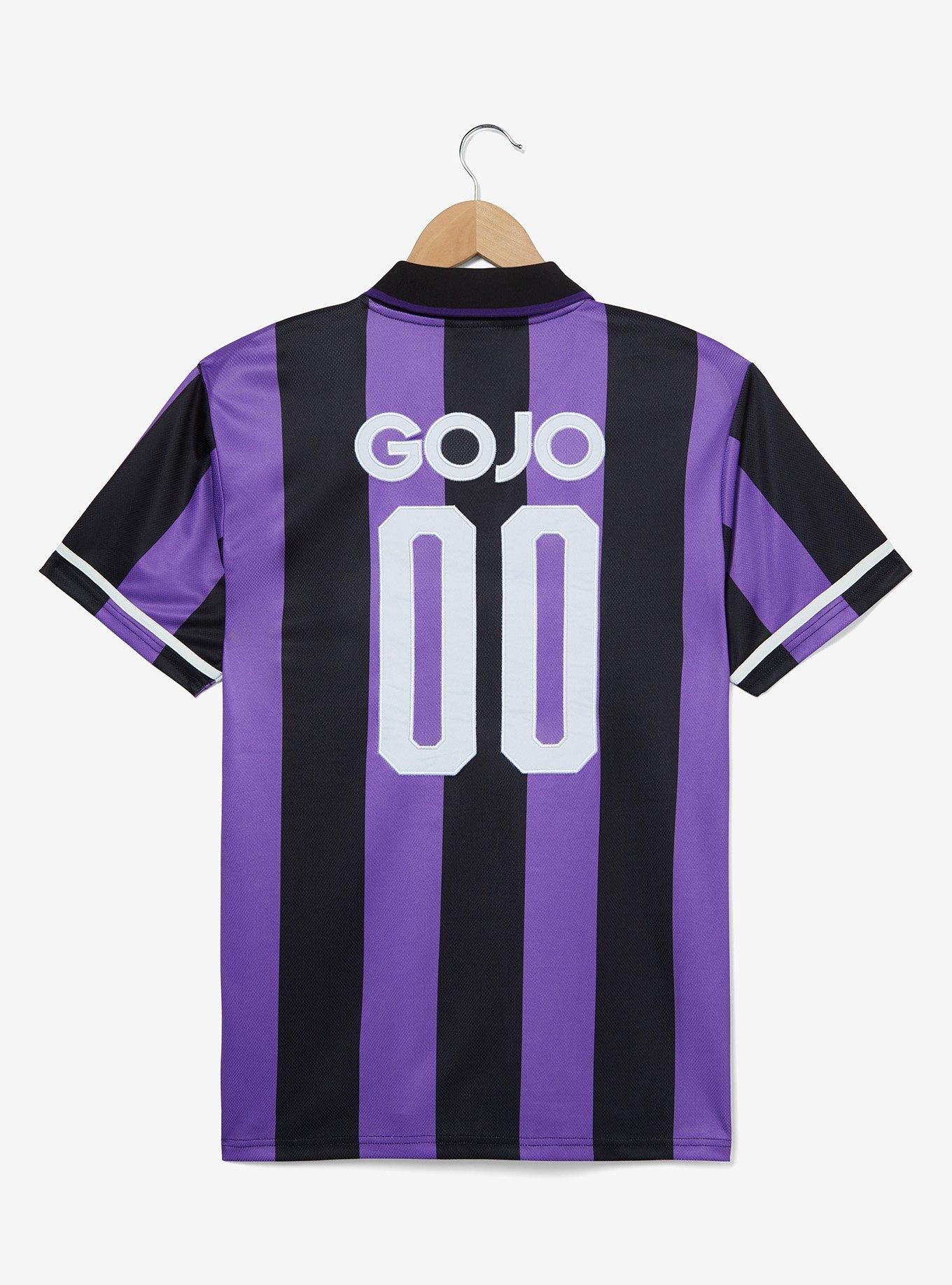 Jujutsu Kaisen Satoru Gojo Striped Soccer Jersey — BoxLunch Exclusive, , hi-res