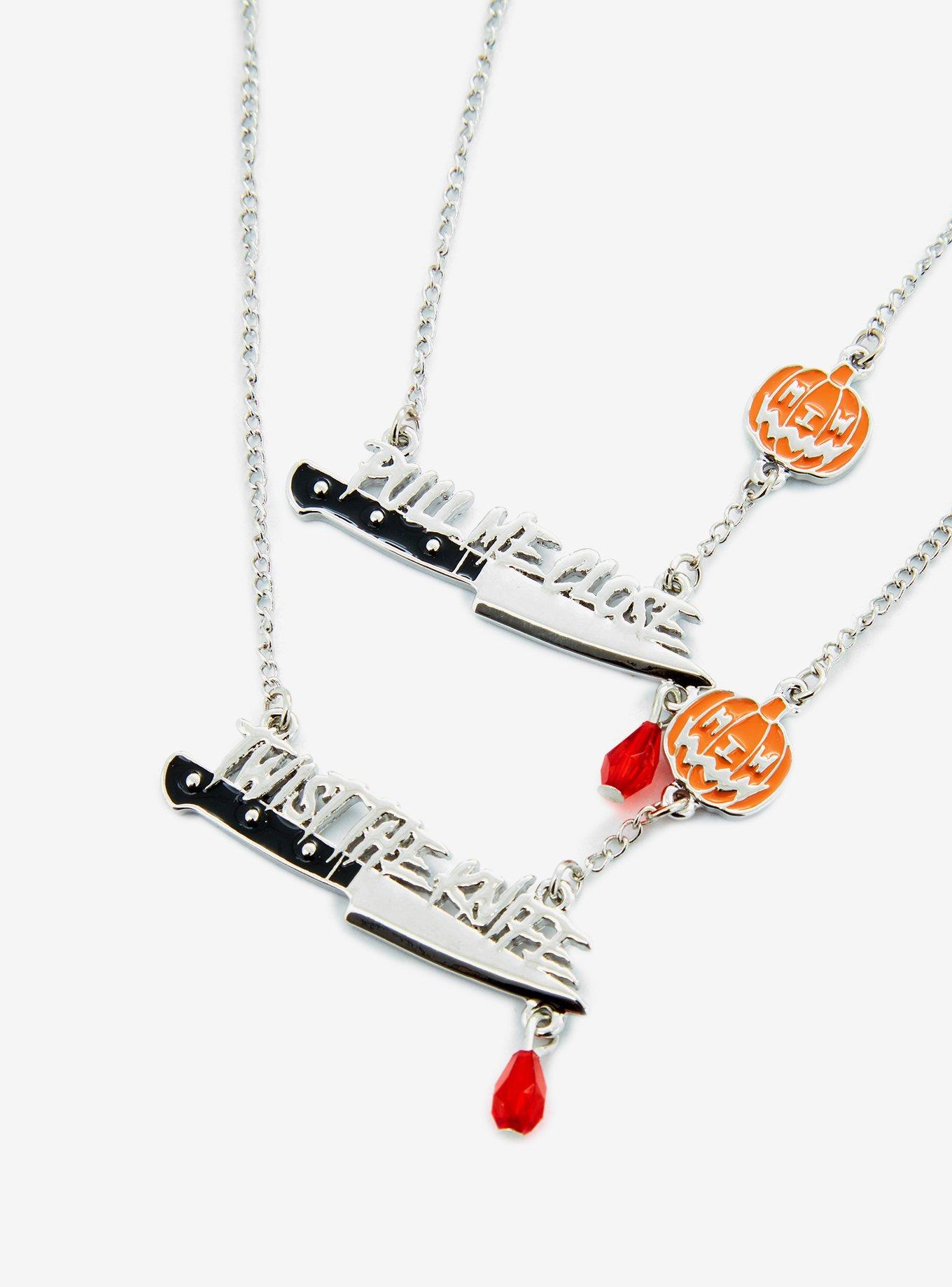 Motionless In White Knife Best Friend Necklace Set, , hi-res