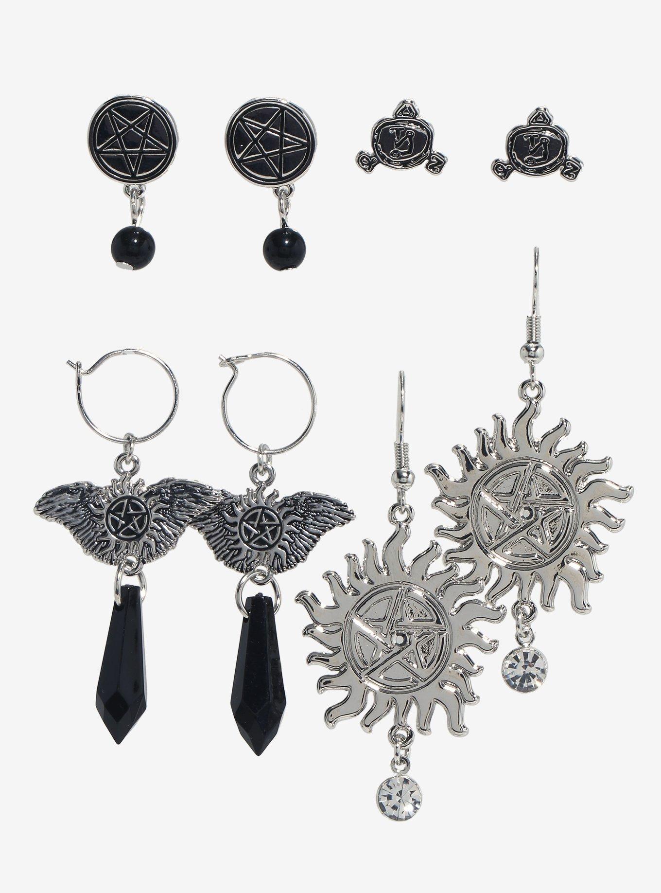 Supernatural Icons Earring Set, , hi-res