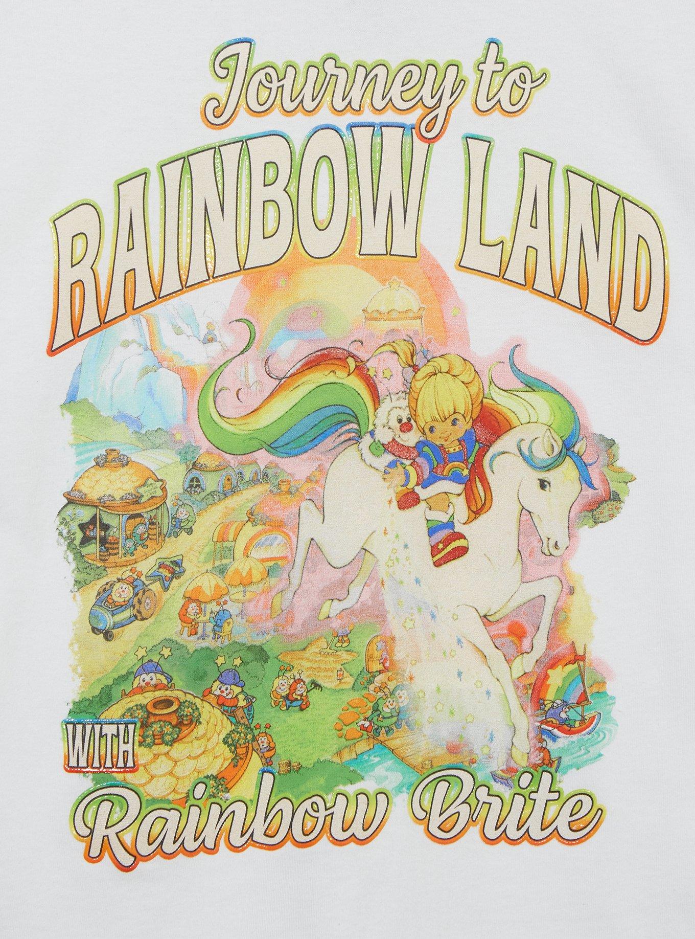 Rainbow Brite Rainbow Land Women's Cropped T-Shirt, , hi-res