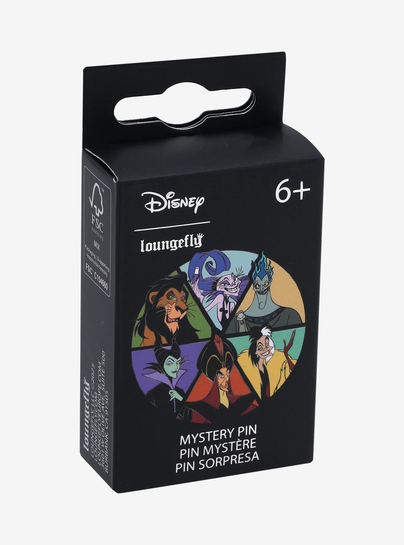 Loungefly Disney Villains Slice Blind Box Enamel Pin, , hi-res