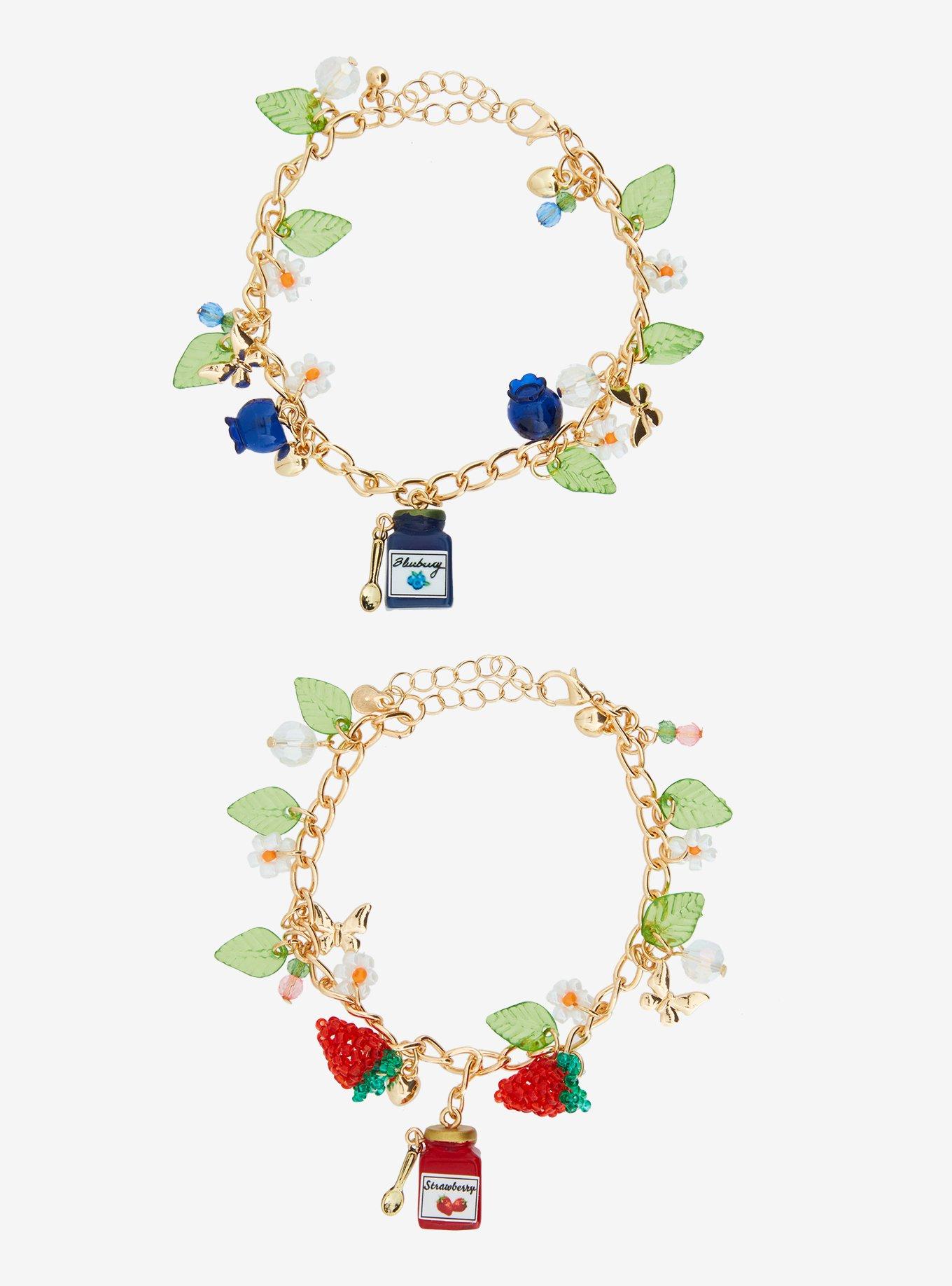 Thorn & Fable Fruit Jam Best Friend Charm Bracelet Set, , hi-res