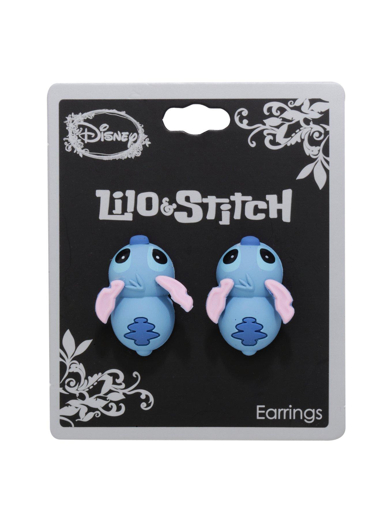 Disney Lilo & Stitch Biting Stud Earrings, , hi-res