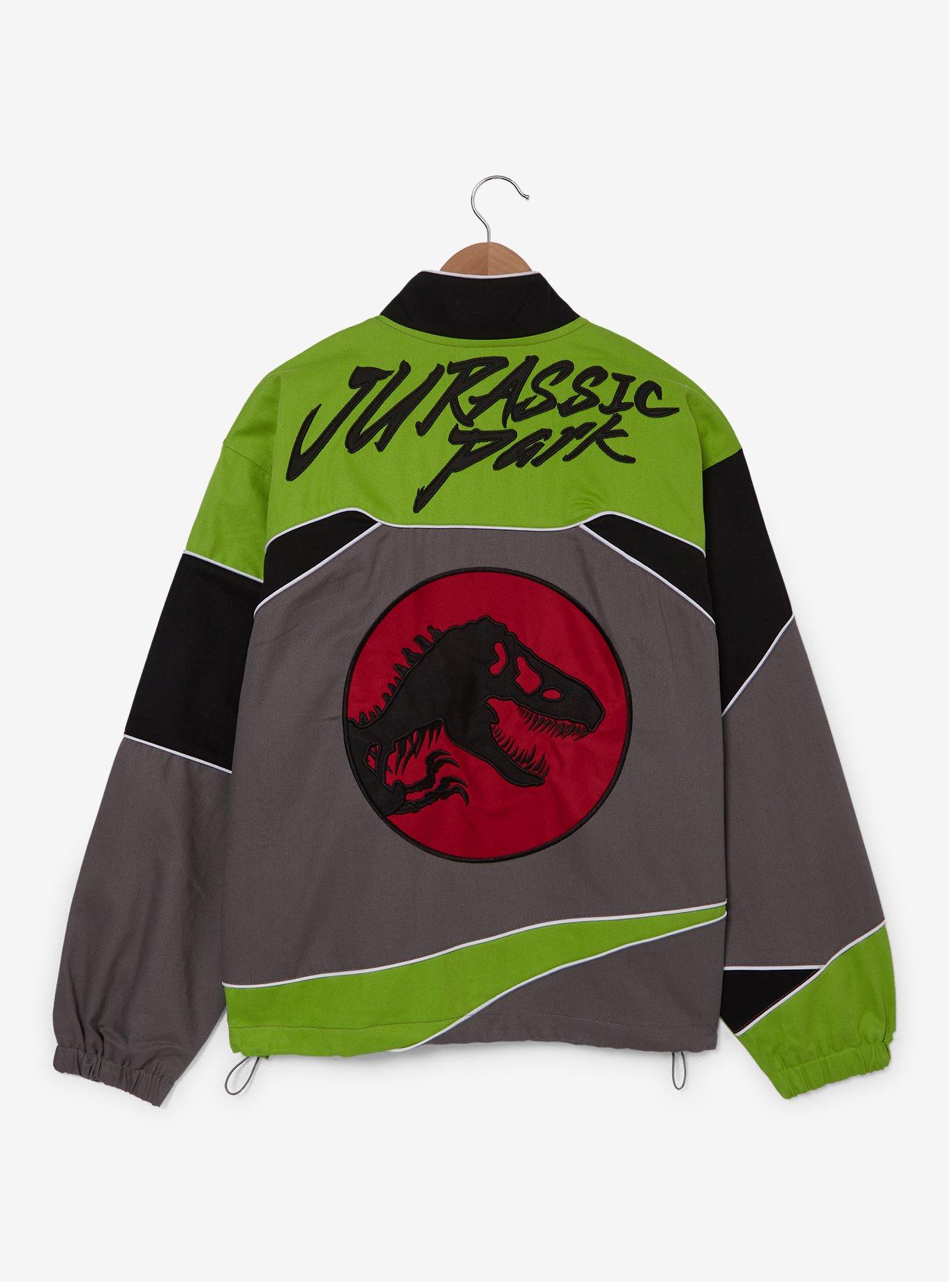 Jurassic Park Camo Windbreaker Jacket - BoxLunch Exclusive, , hi-res