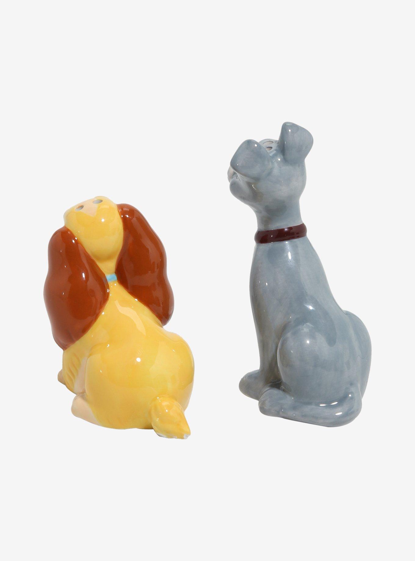 Disney Lady and the Tramp Figural Salt and Pepper Shakers, , hi-res
