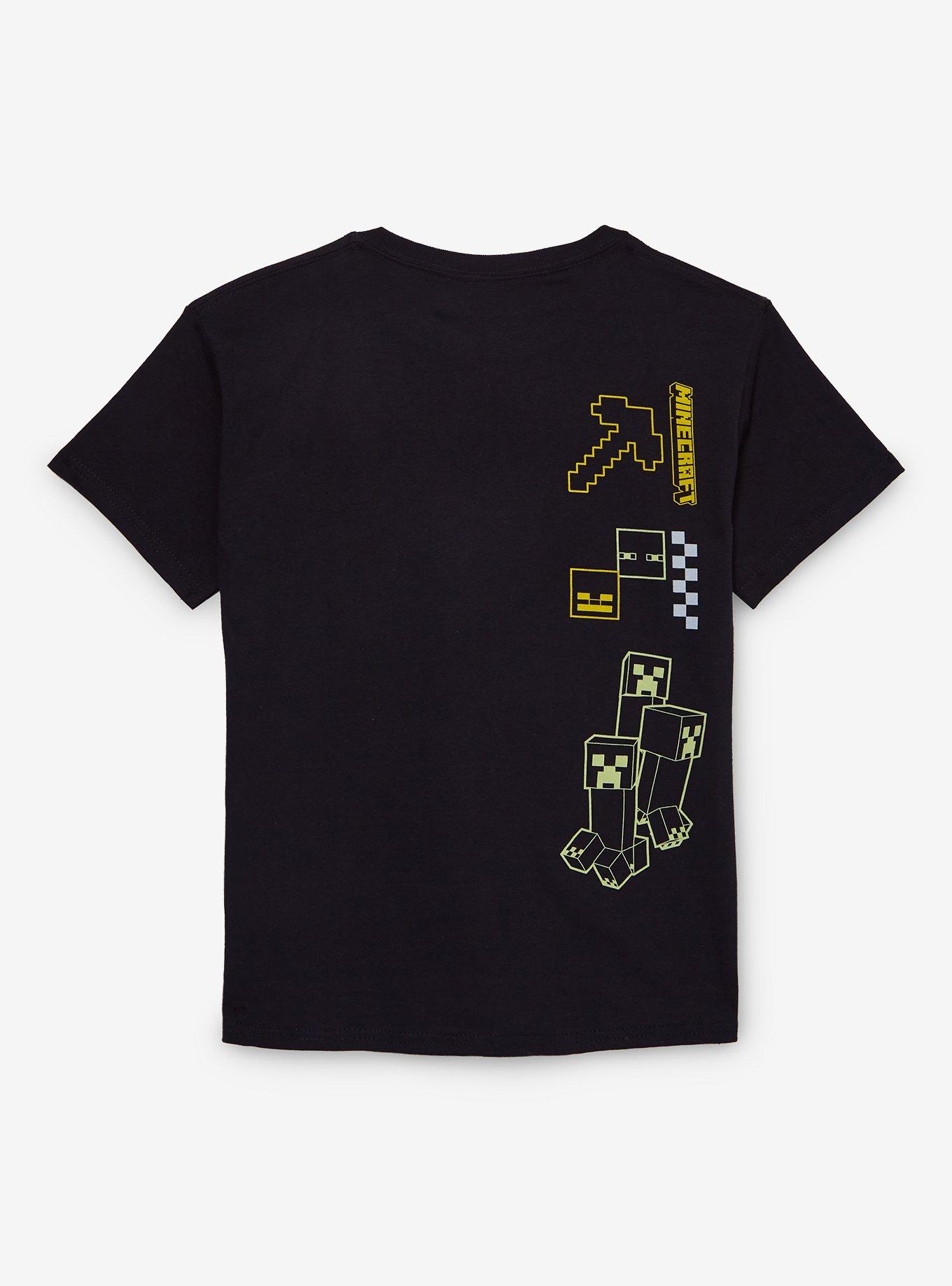 Minecraft Creeper Scattered Icons Youth T-Shirt - BoxLunch Exclusive, , hi-res