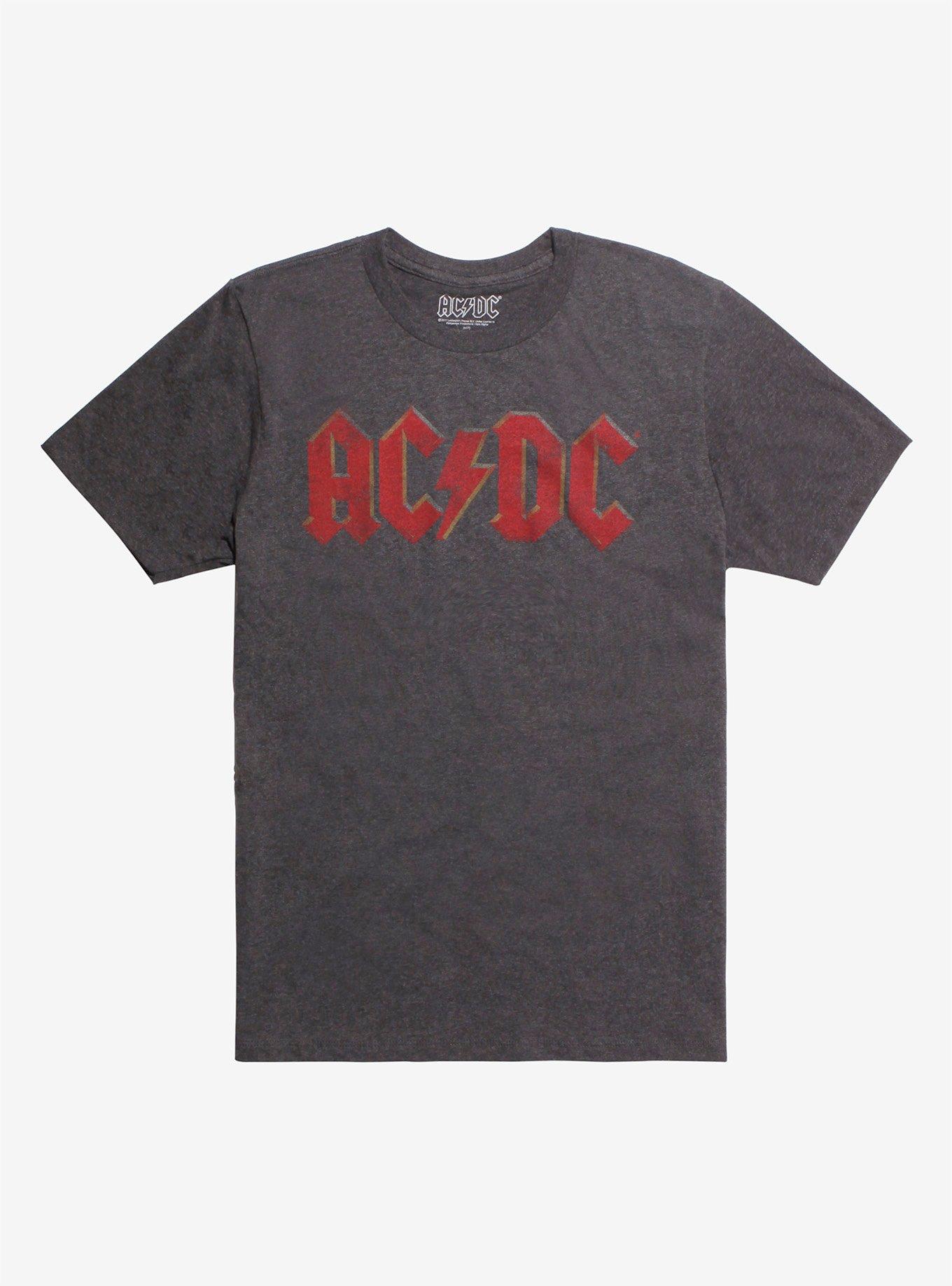 AC/DC Faded Logo T-Shirt, , hi-res
