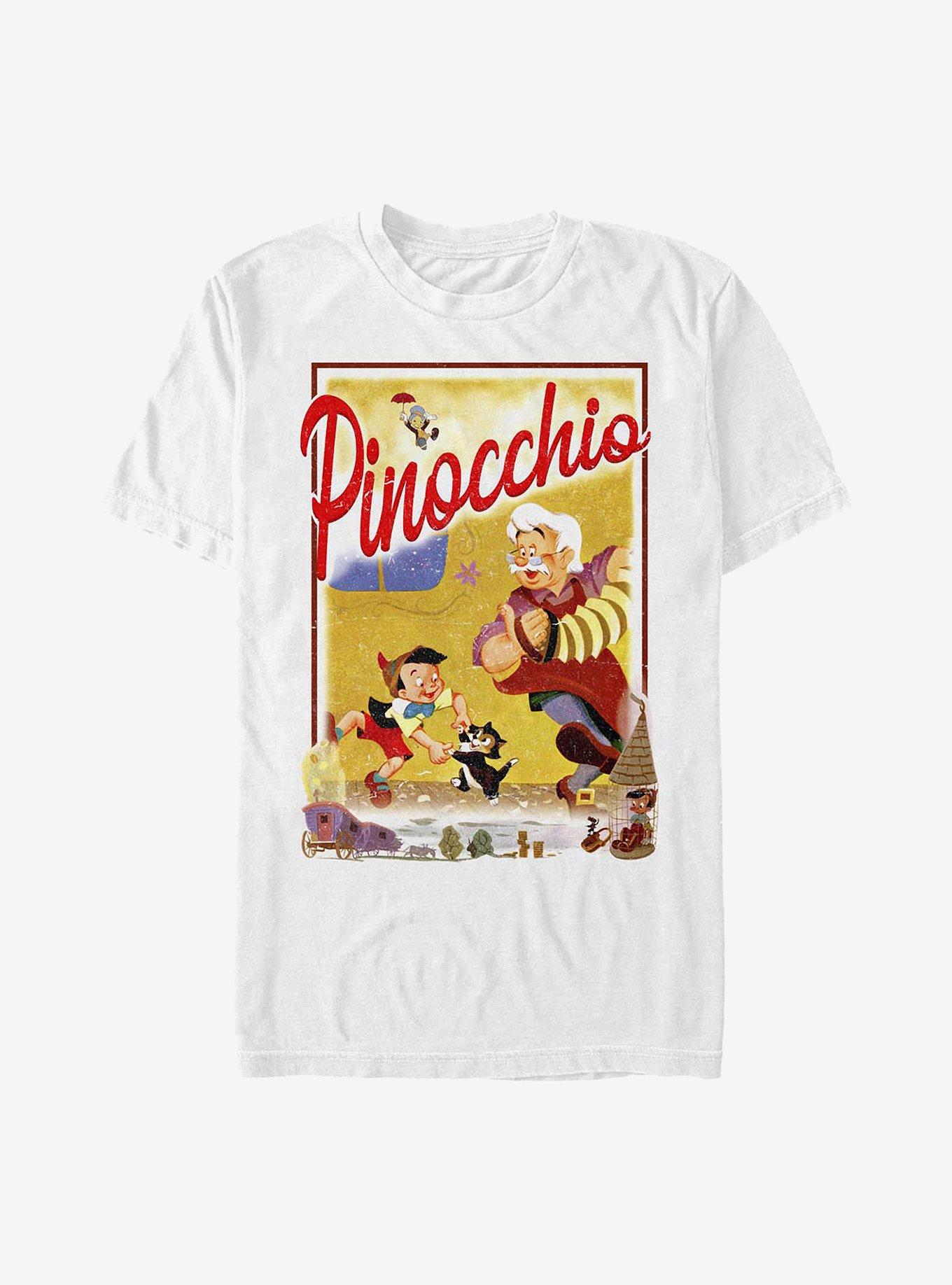 Disney Pinocchio Storybook Poster T-Shirt, , hi-res