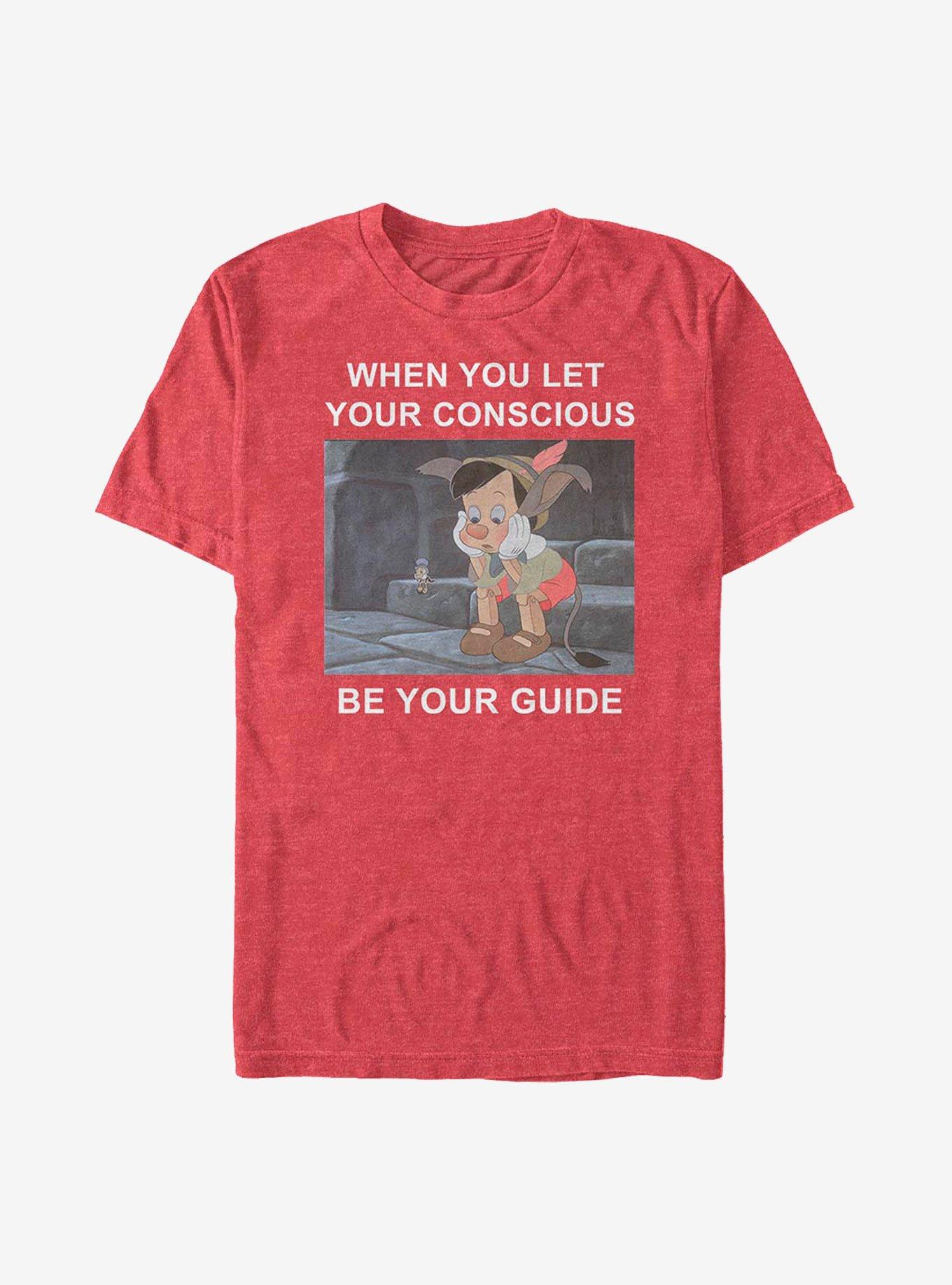 Disney Pinocchio Let Your Conscious Be Your Guide T-Shirt, , hi-res