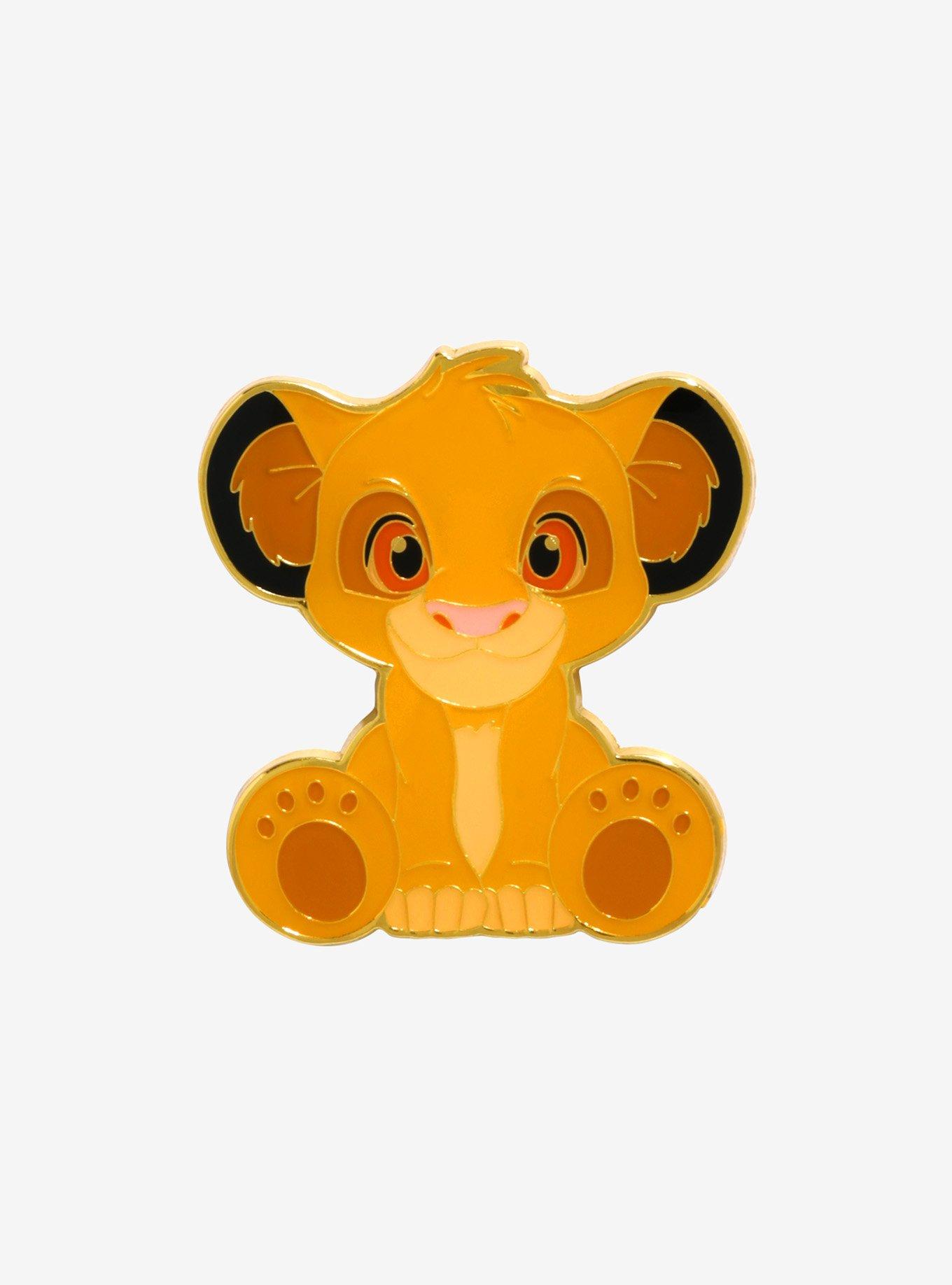 Loungefly Disney The Lion King Baby Simba Sitting Enamel Pin - BoxLunch Exclusive, , hi-res
