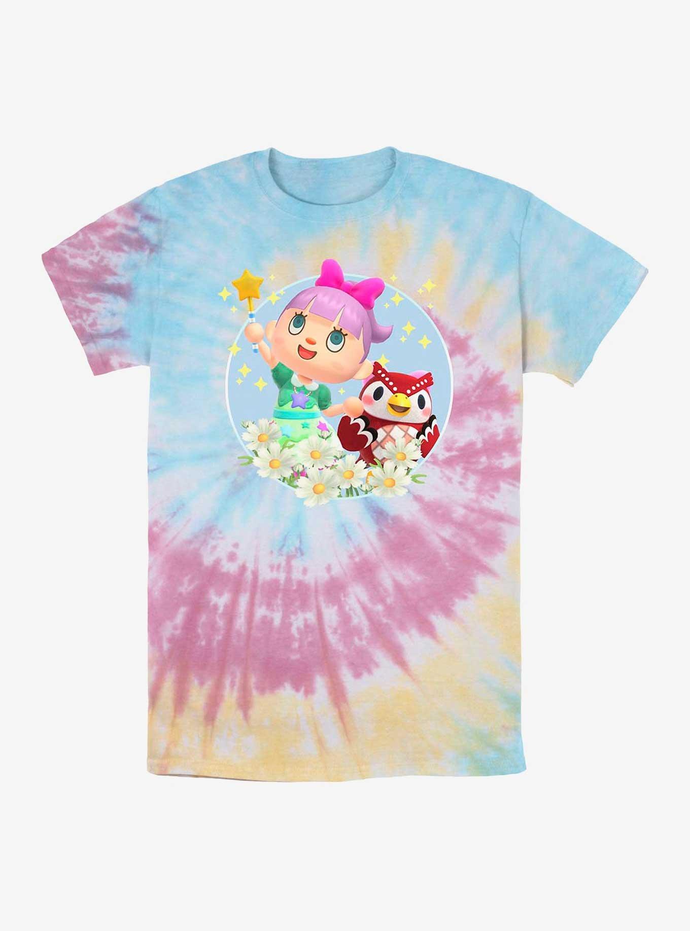 Nintendo Animal Crossing Girly Tie Dye T-Shirt, , hi-res