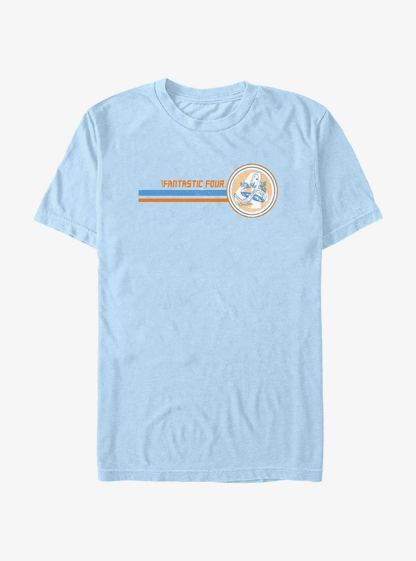 Marvel Fantastic Four Surf Stripes Logo T-Shirt, , hi-res
