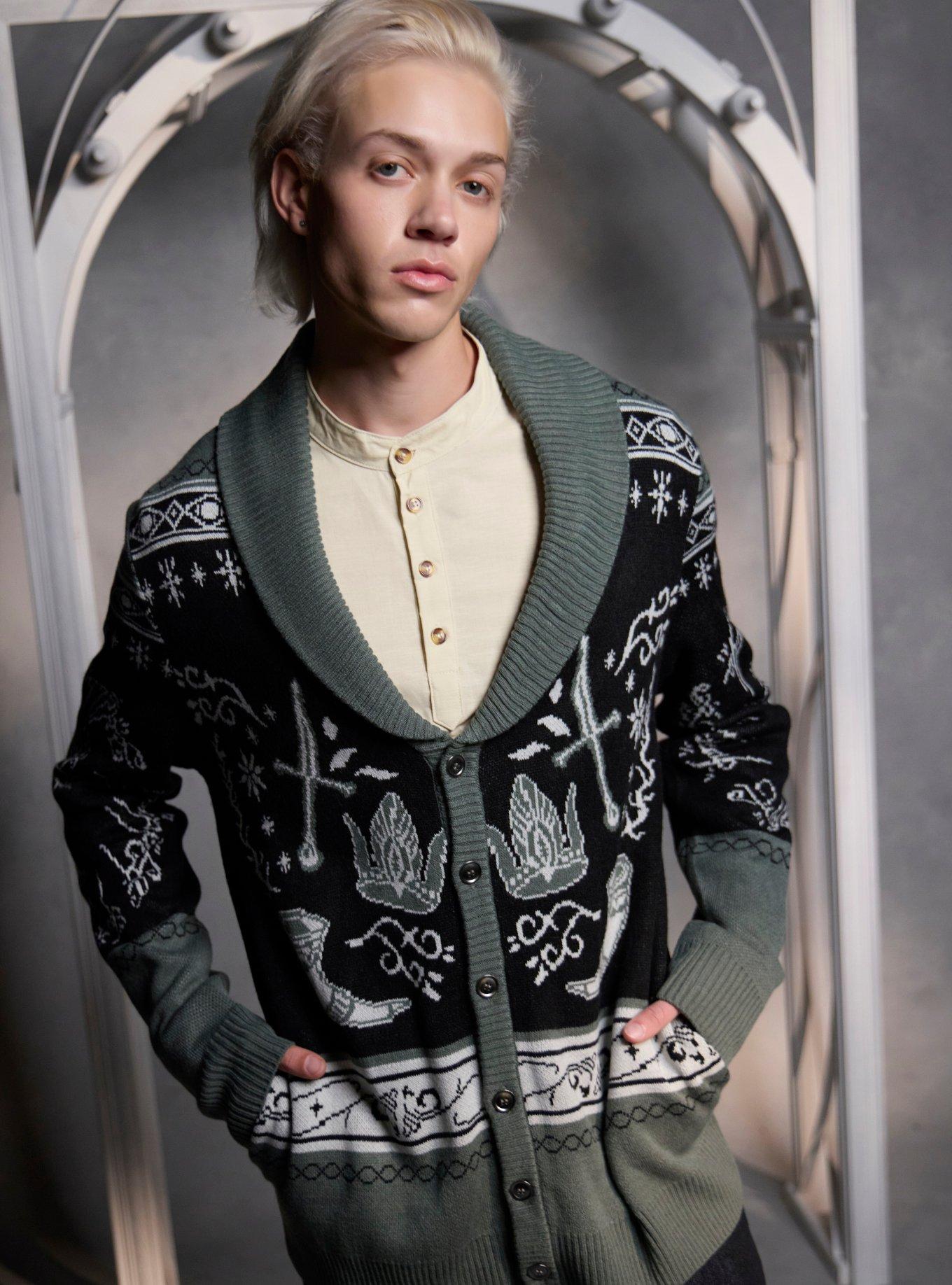 The Lord Of The Rings Tree Of Gondor Collared Cardigan, , hi-res