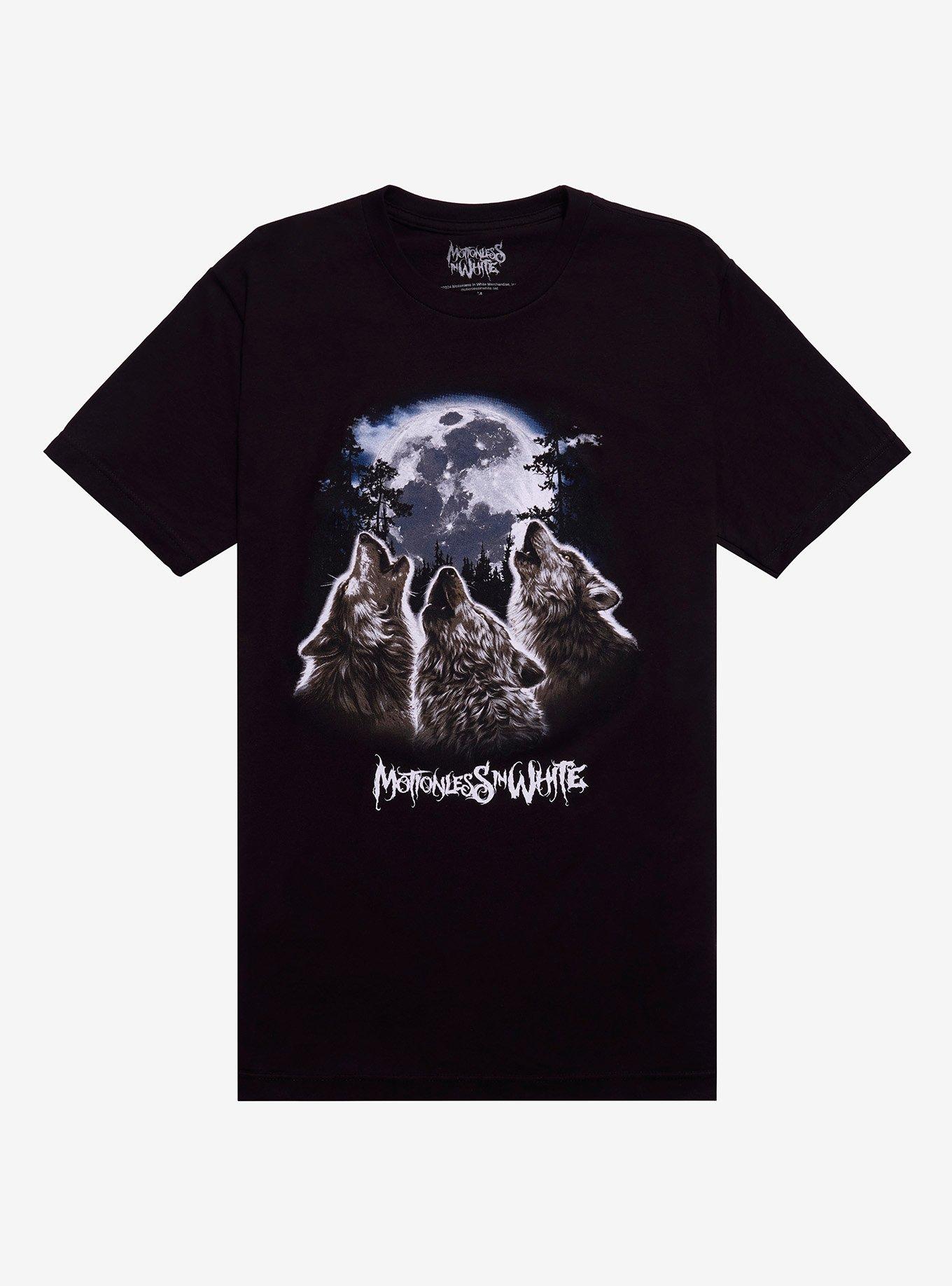 Motionless In White Wolves Relaxed Fit Girls T-Shirt, , hi-res