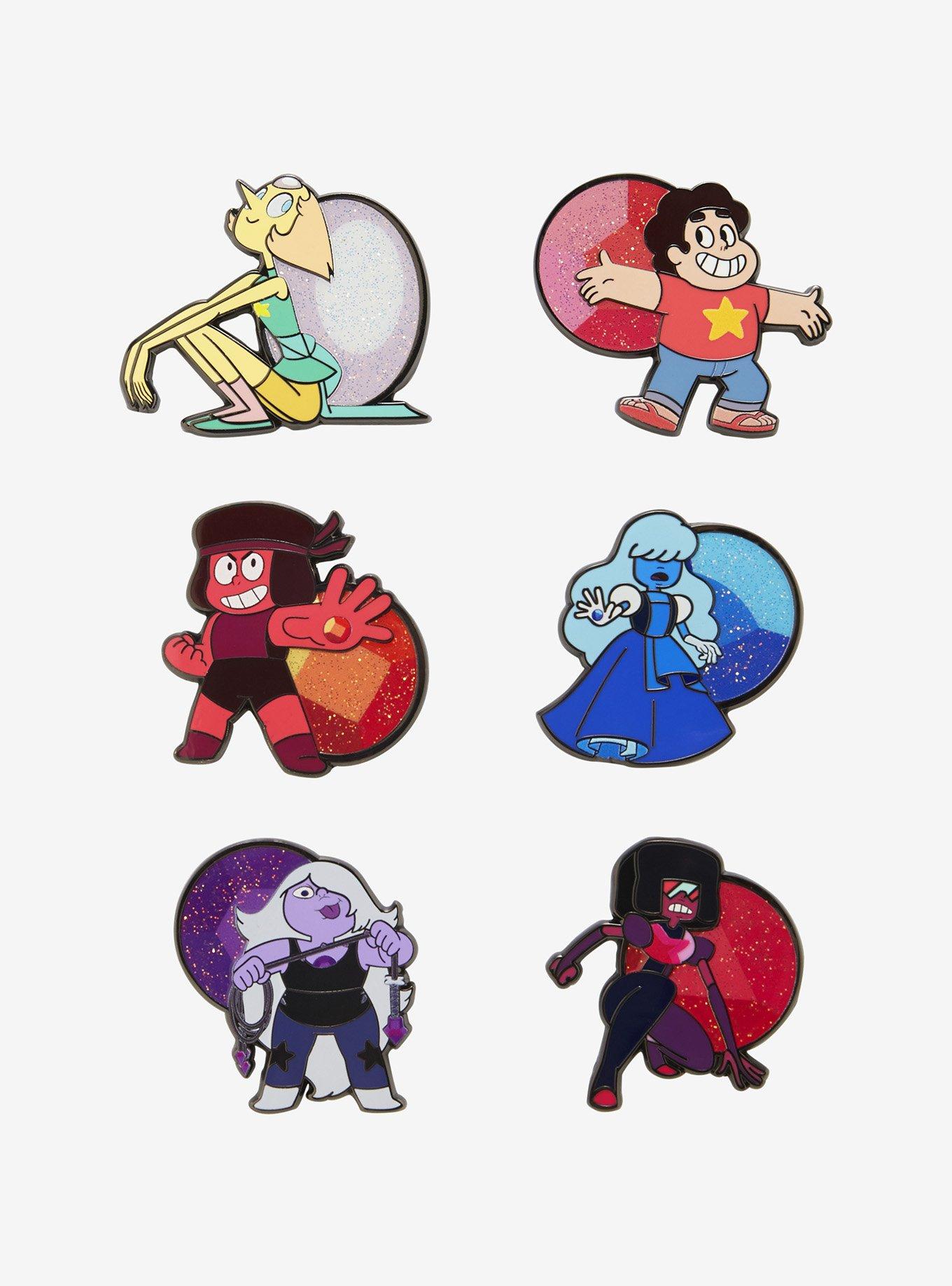 Steven Universe Gems Pose Blind Box Enamel Pin, , hi-res