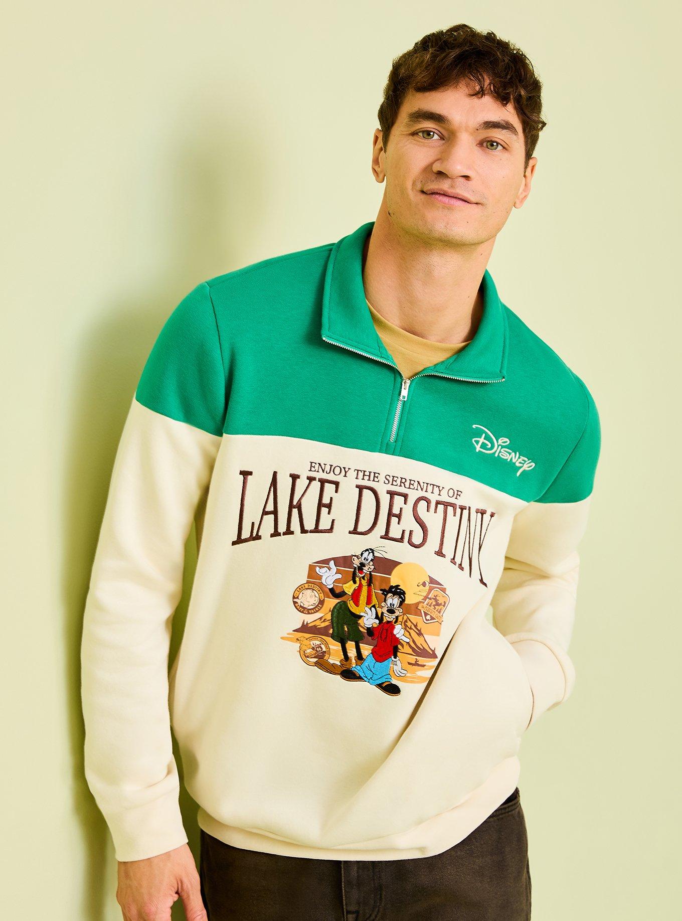 Disney A Goofy Movie Lake Destiny Quarter Zip Sweatshirt — BoxLunch Exclusive, , hi-res