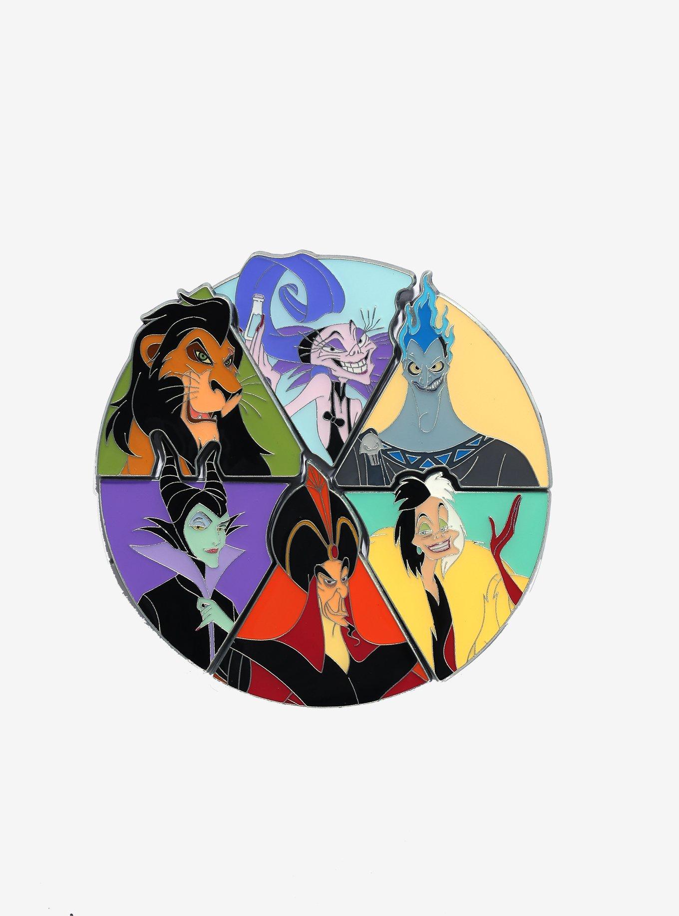 Loungefly Disney Villains Slice Blind Box Enamel Pin, , hi-res
