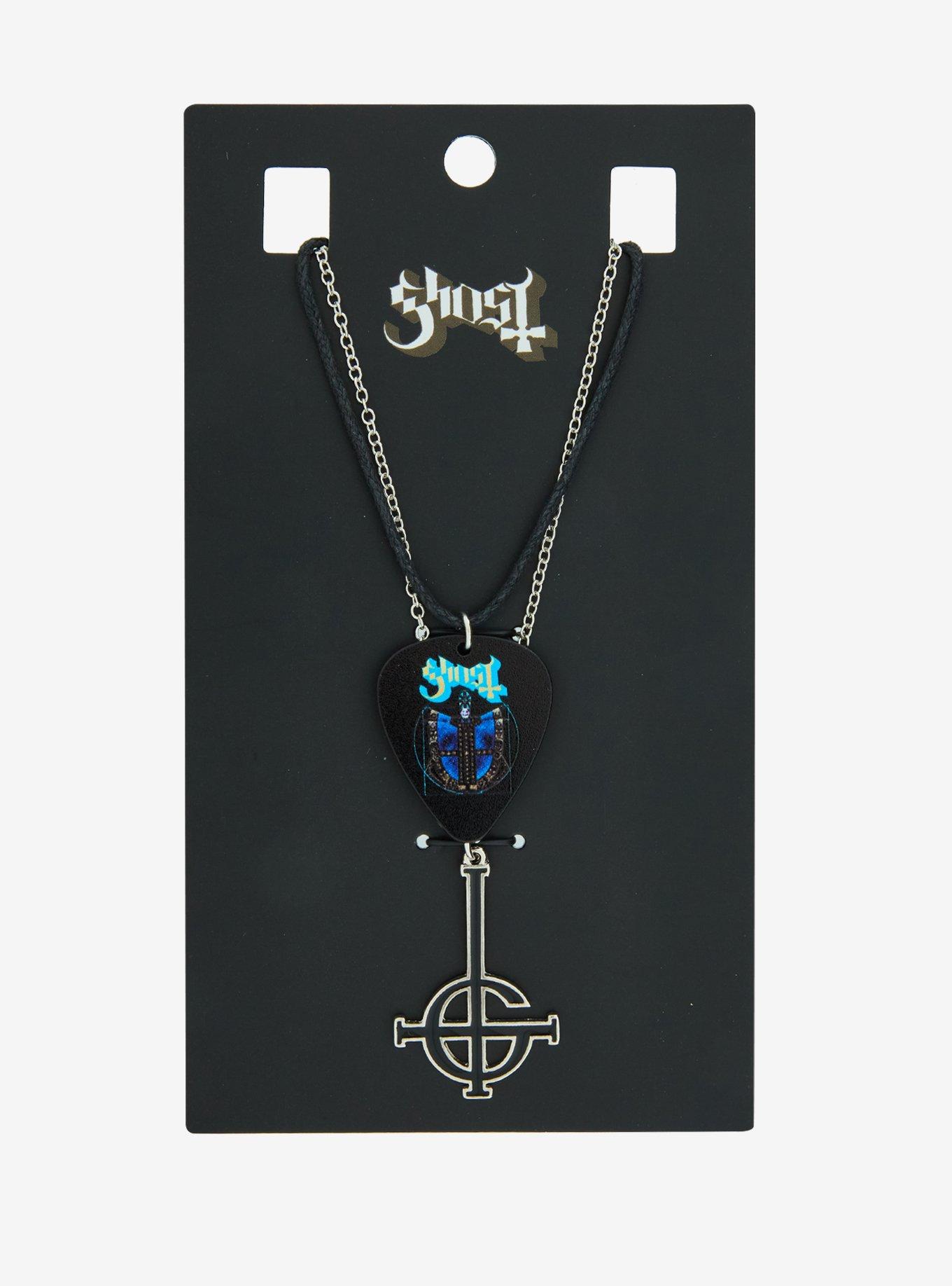 Ghost Papa Emeritus IV Guitar Pick & Grucifix Necklace Set, , hi-res