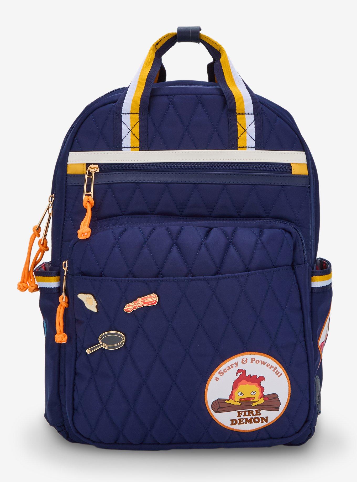 Studio Ghibli® Howl's Moving Castle Calcifer Quilted Backpack - BoxLunch Exclusive, , hi-res