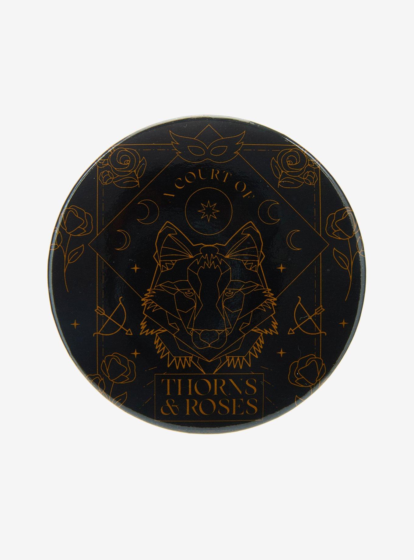 A Court Of Thorns And Roses Icons 3 Inch Button, , hi-res