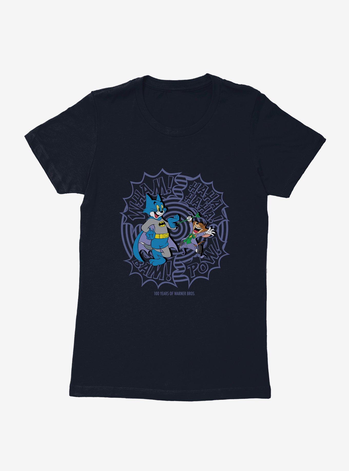 Tom & Jerry WB 100 As Batman & Joker Womens T-Shirt, , hi-res