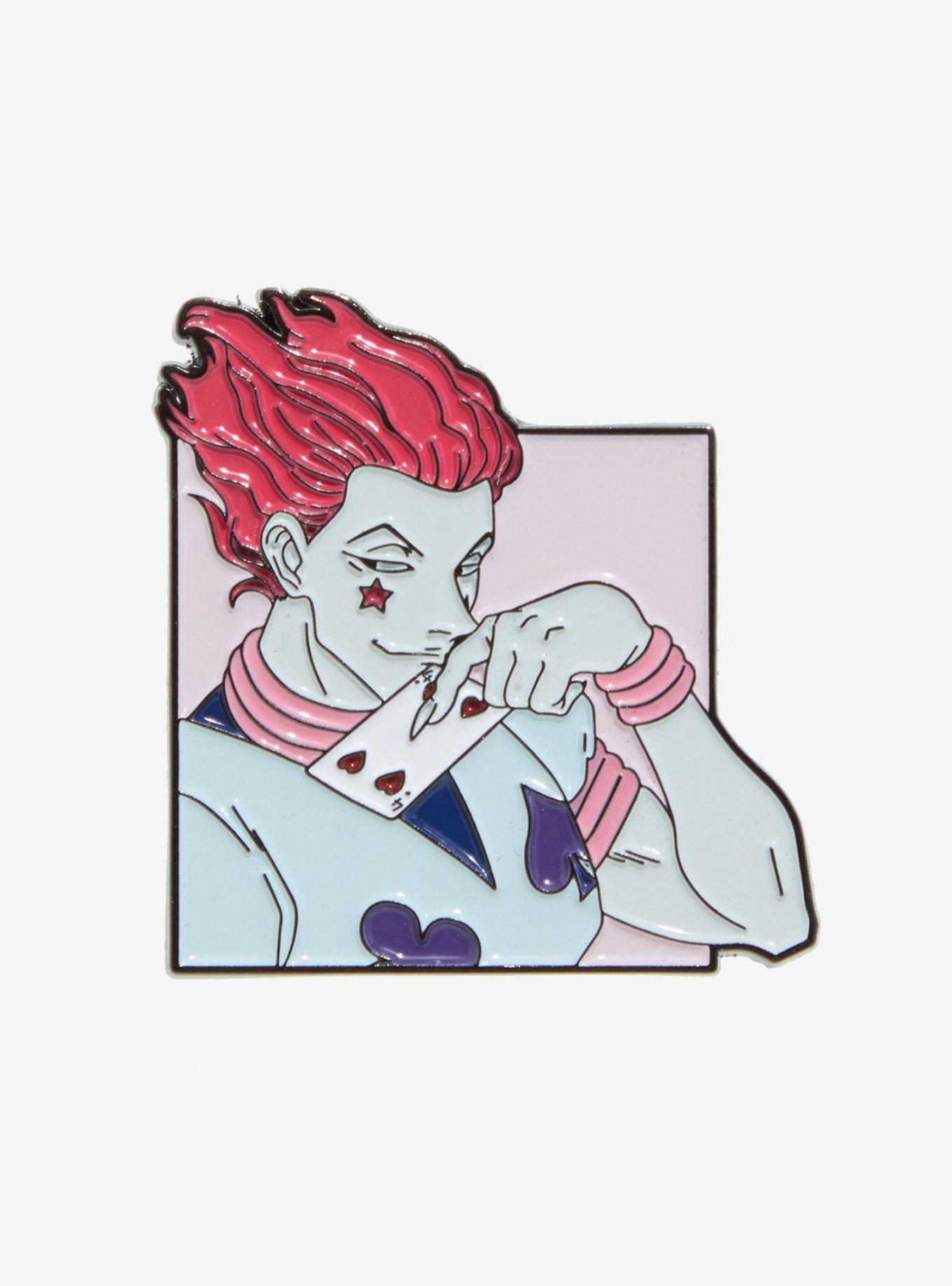 Hunter X Hunter Hisoka Square Enamel Pin, , hi-res