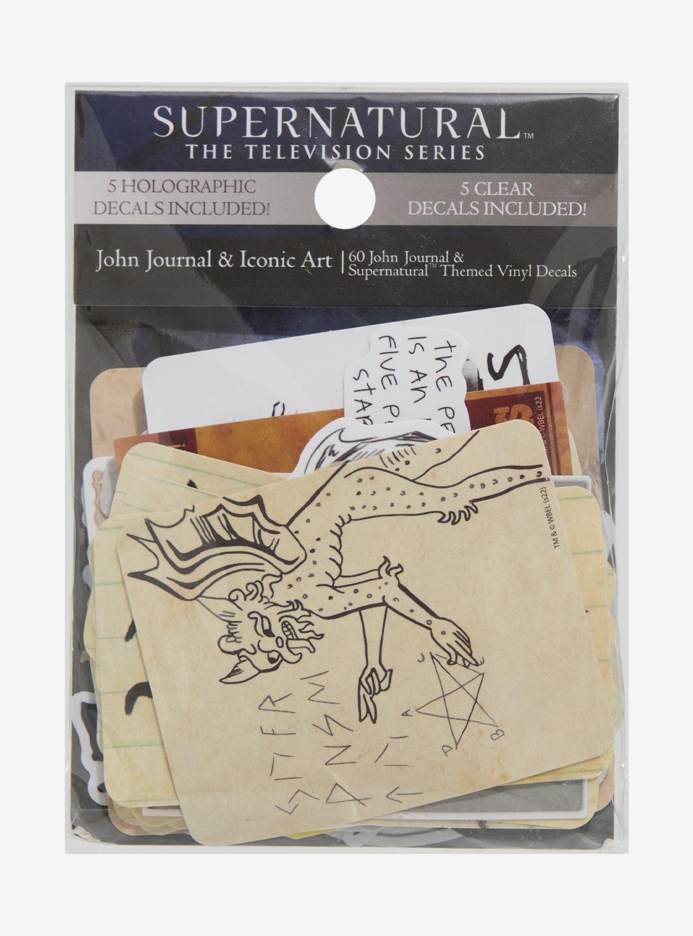 ConQuest Journals Supernatural John Journal Icons Sticker Pack, , hi-res