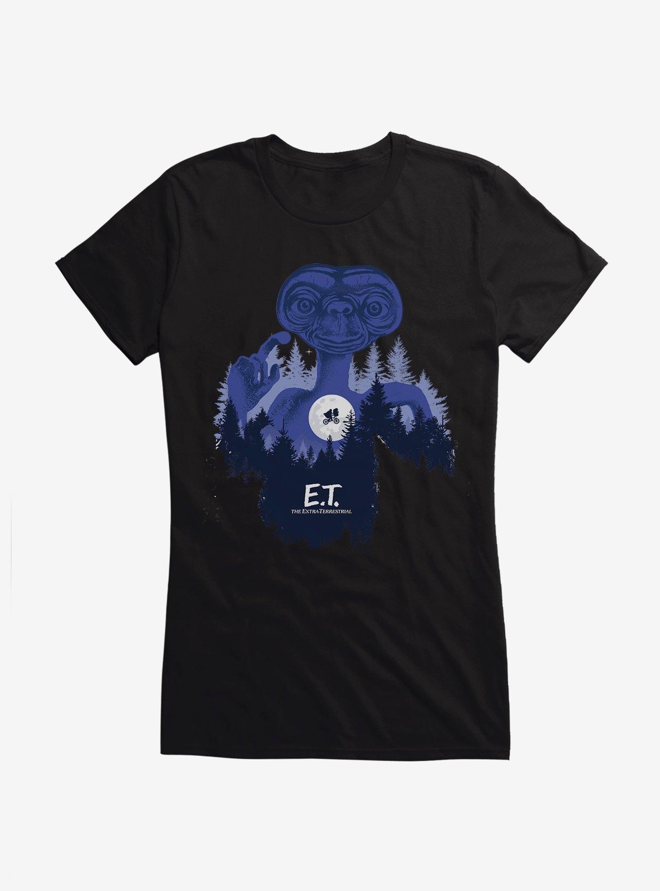 E.T. 40th Anniversary Movie Poster Girls T-Shirt, , hi-res