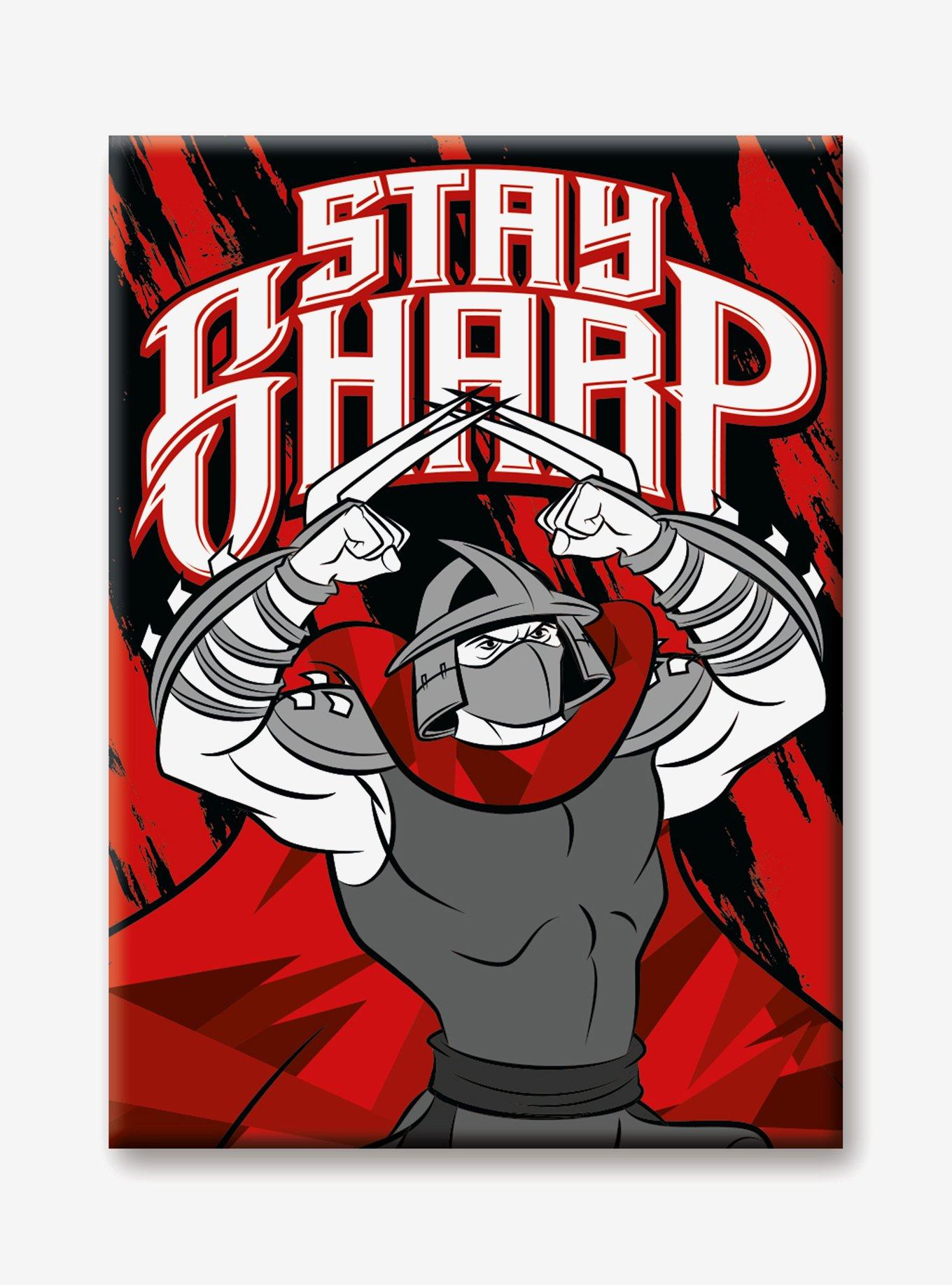 Teenage Mutant Ninja Turtles Shredder Stay Sharp Flat Magnet, , hi-res