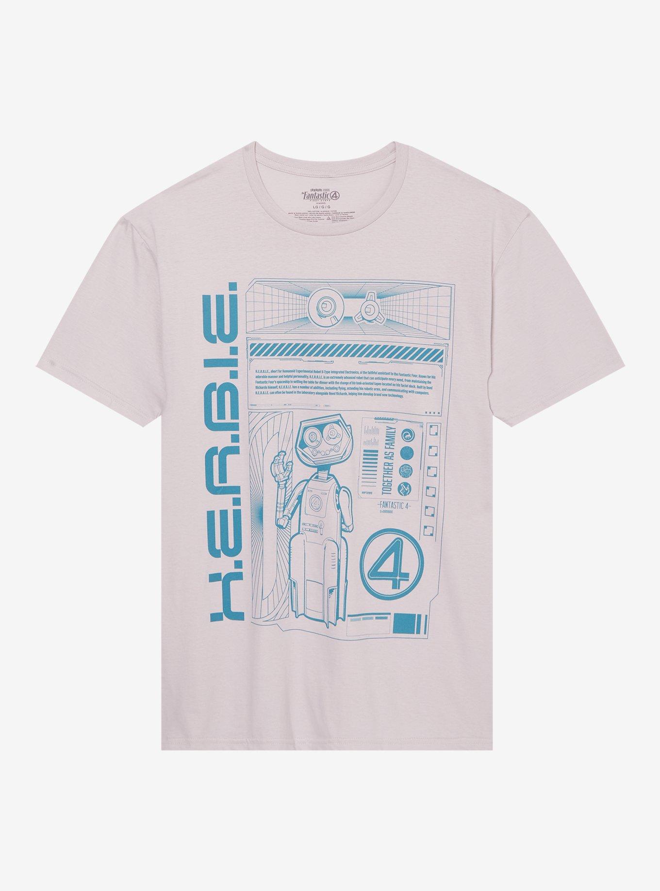 Marvel The Fantastic 4: First Steps H.E.R.B.I.E. T-Shirt, , hi-res